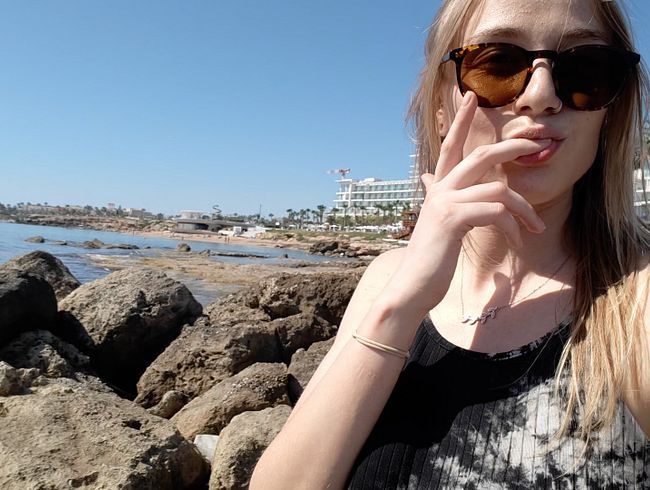 Extrem Public!!! Orgasmus Quickie am Meer